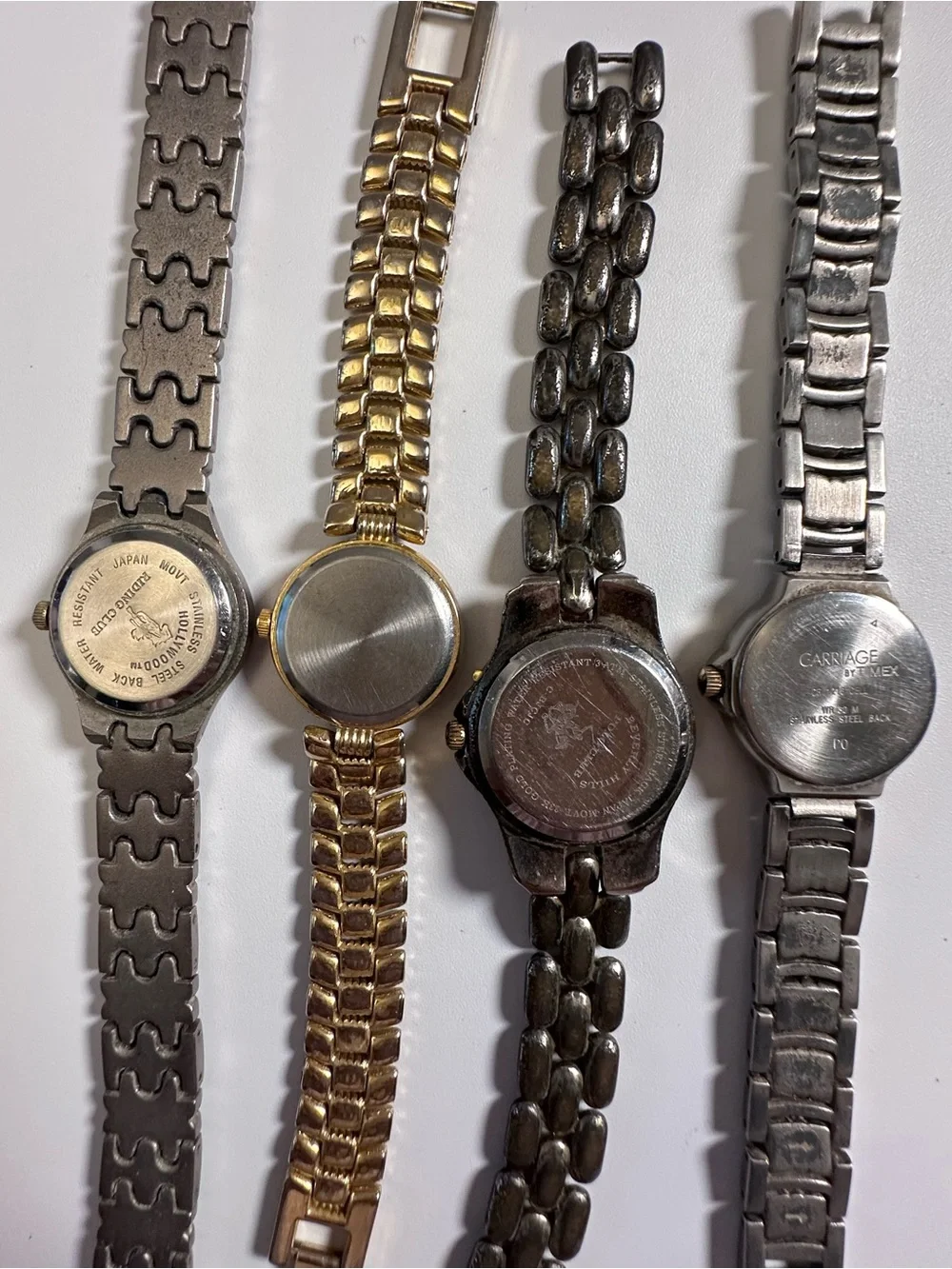 Bundle of 4 Y2K Branded Women’s watches AS IS UNTESTED 1990s/2000